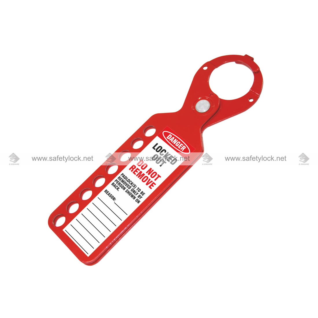 2-in-1 Do Not Operate Double Lockable Labelled Hasp