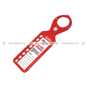 2 in 1 single locking labeled lockout hasp