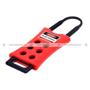 De-Electric Pop-Up Lockout Hasp with 6mm Shackle 9 Locks Provision