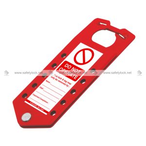 E-Square tago lockout hasp red