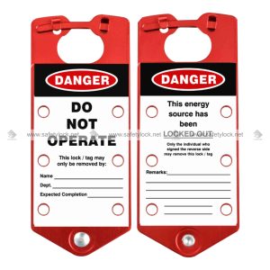 electroplated lockout tagout hasp