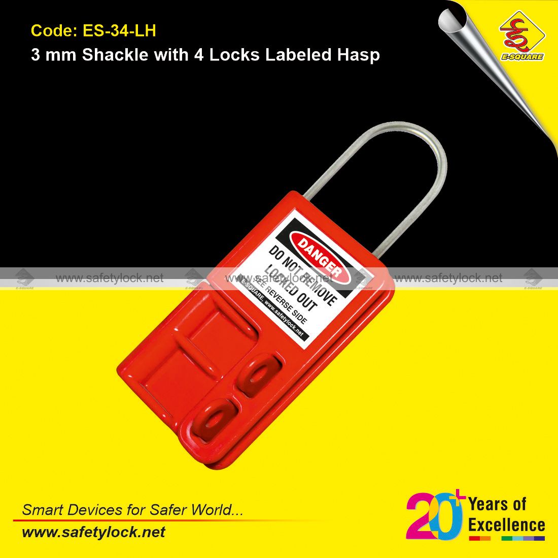 labeled lockout hasp
