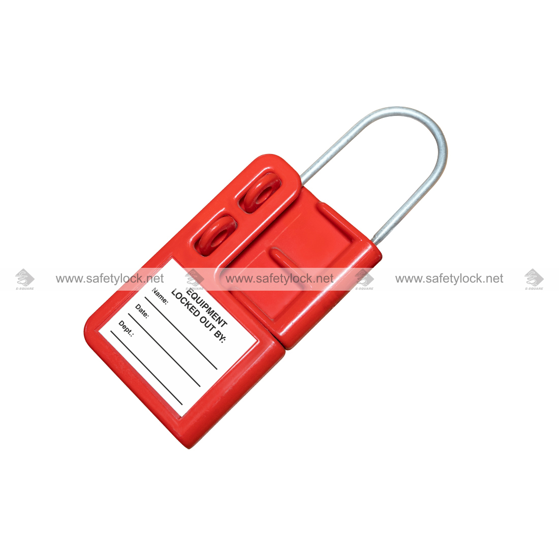 loto hasp with label