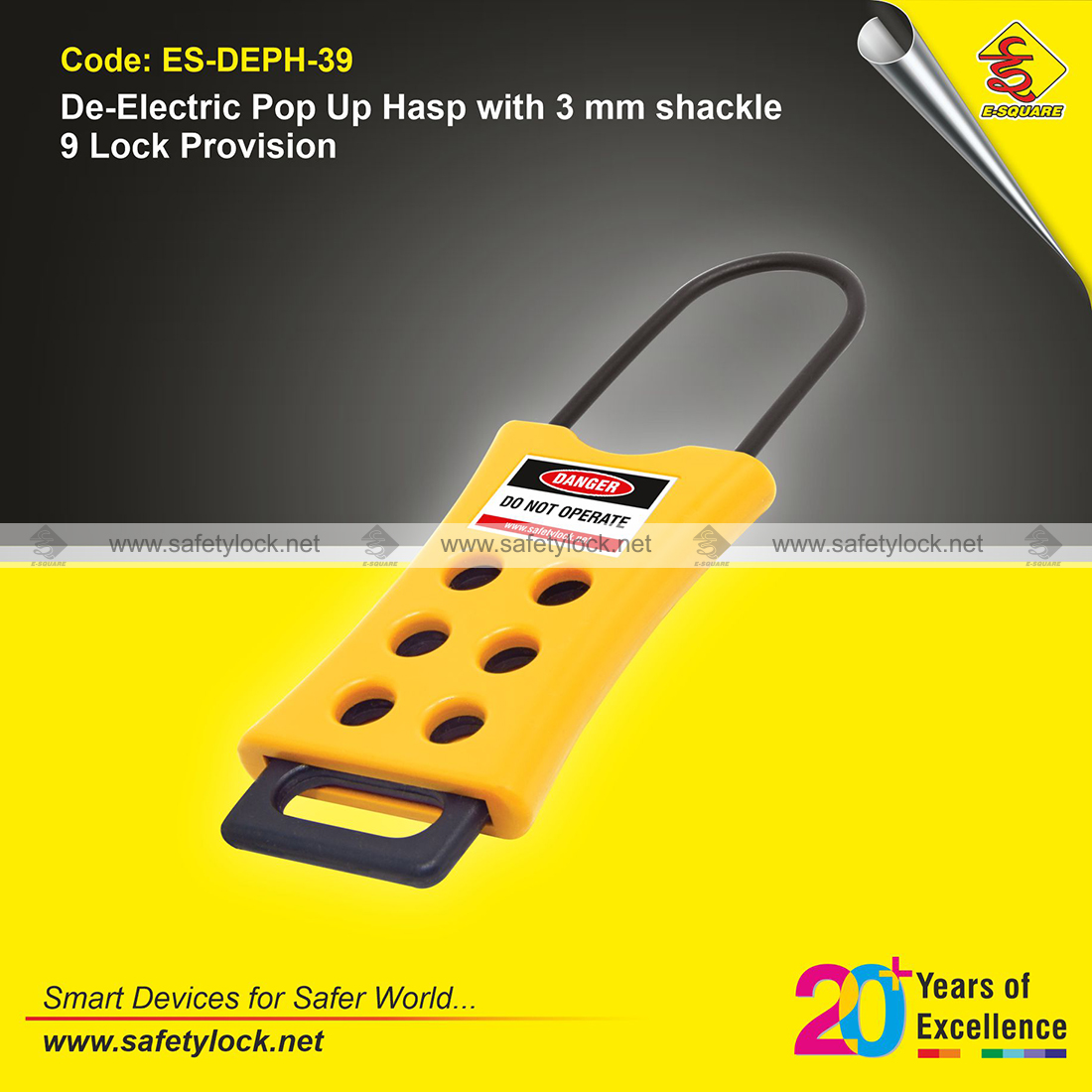 pop-up lockout tagout hasp