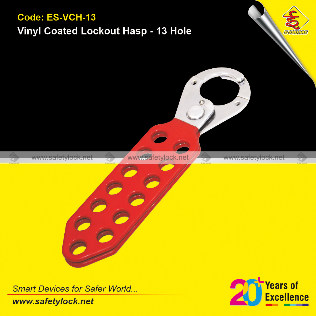 red color lockout hasp