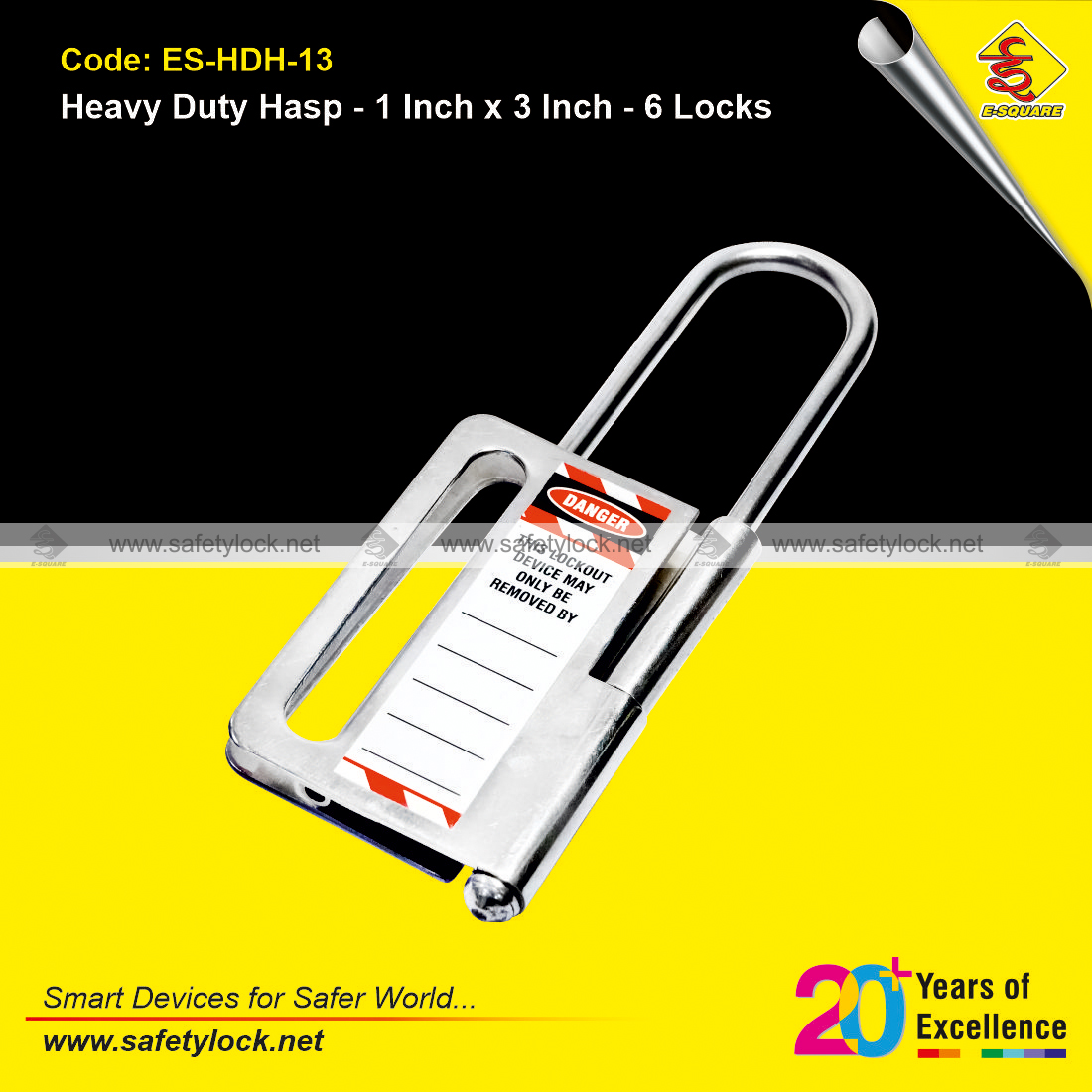 stainless steel heavy duty lockout hasp