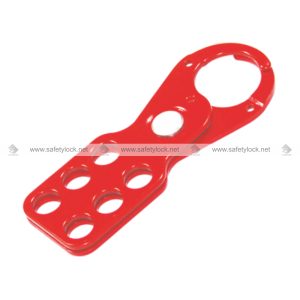 standard lockout hasp powder coated