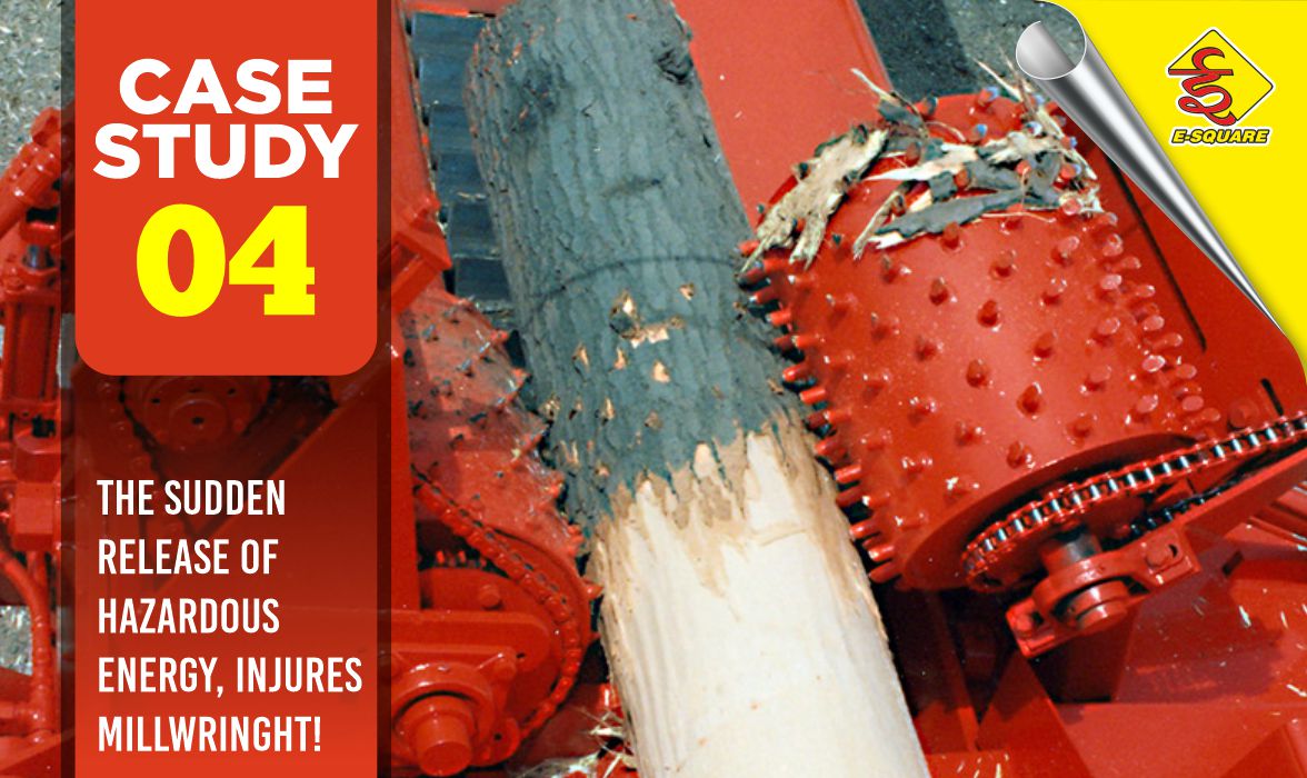 The Sudden Release of Hazardous Energy, Injures Millwright | LOTO Case Study 4