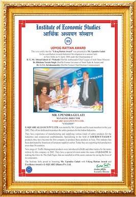 Mr. Upendrra Gulati (MD) Shines with Udyog Ratan Award for Innovation and Leadership