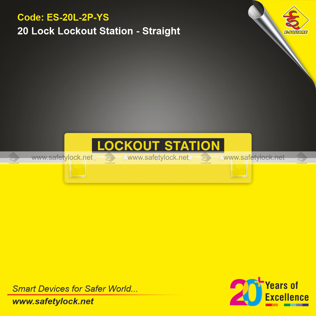 20 lock lockout station straight