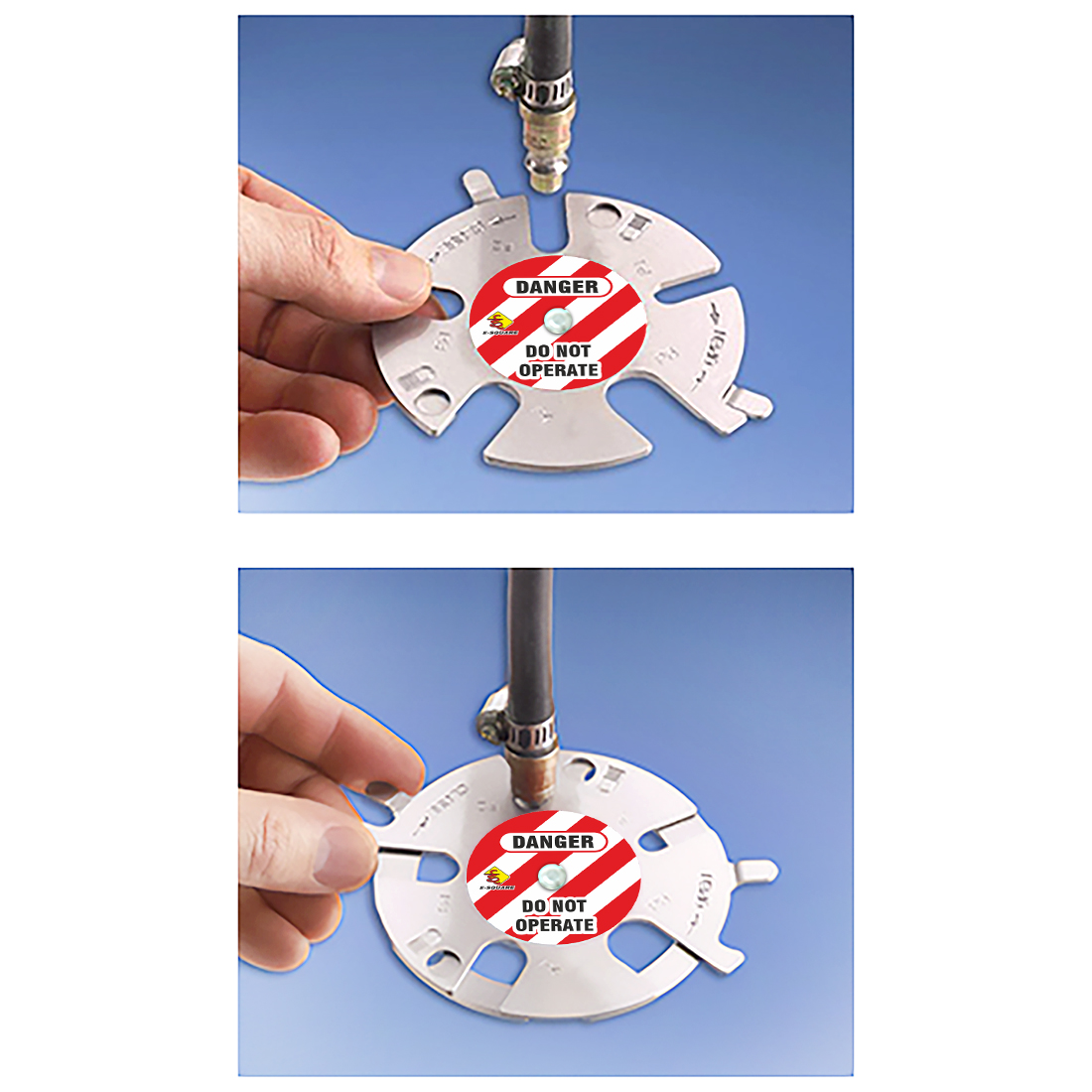 before after pneumatic lockout tagout