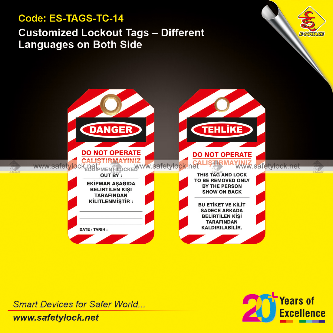 bilingual lockout safety tags