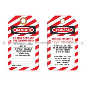 bilingual safety tags