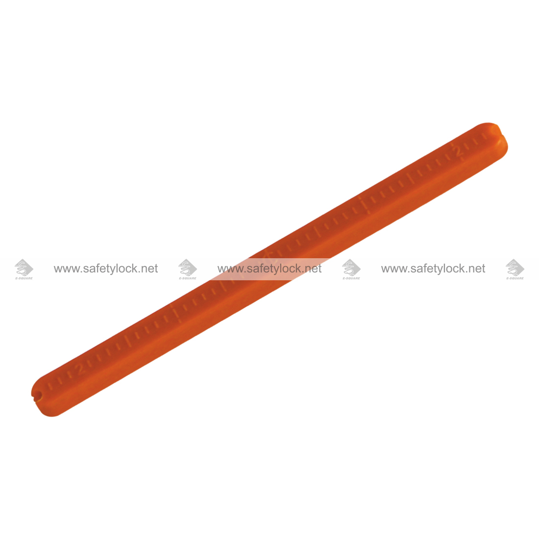 blocking bar lockout 4 inch bar red