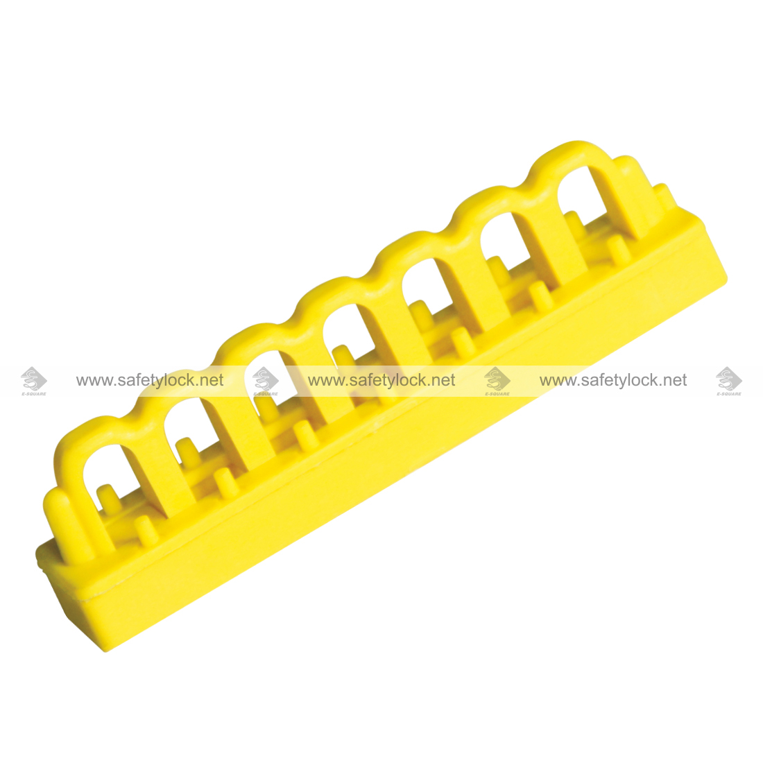 blocking bar lockout device for electrical panel switches