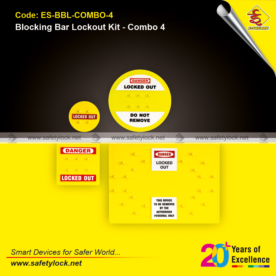 blocking bar lockout kit combo 4