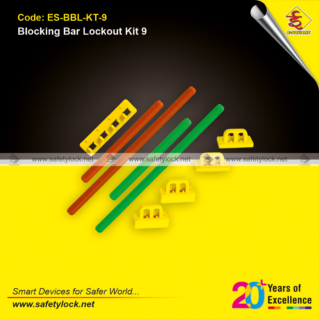 blocking bar lockout kit for irregular shaped switches