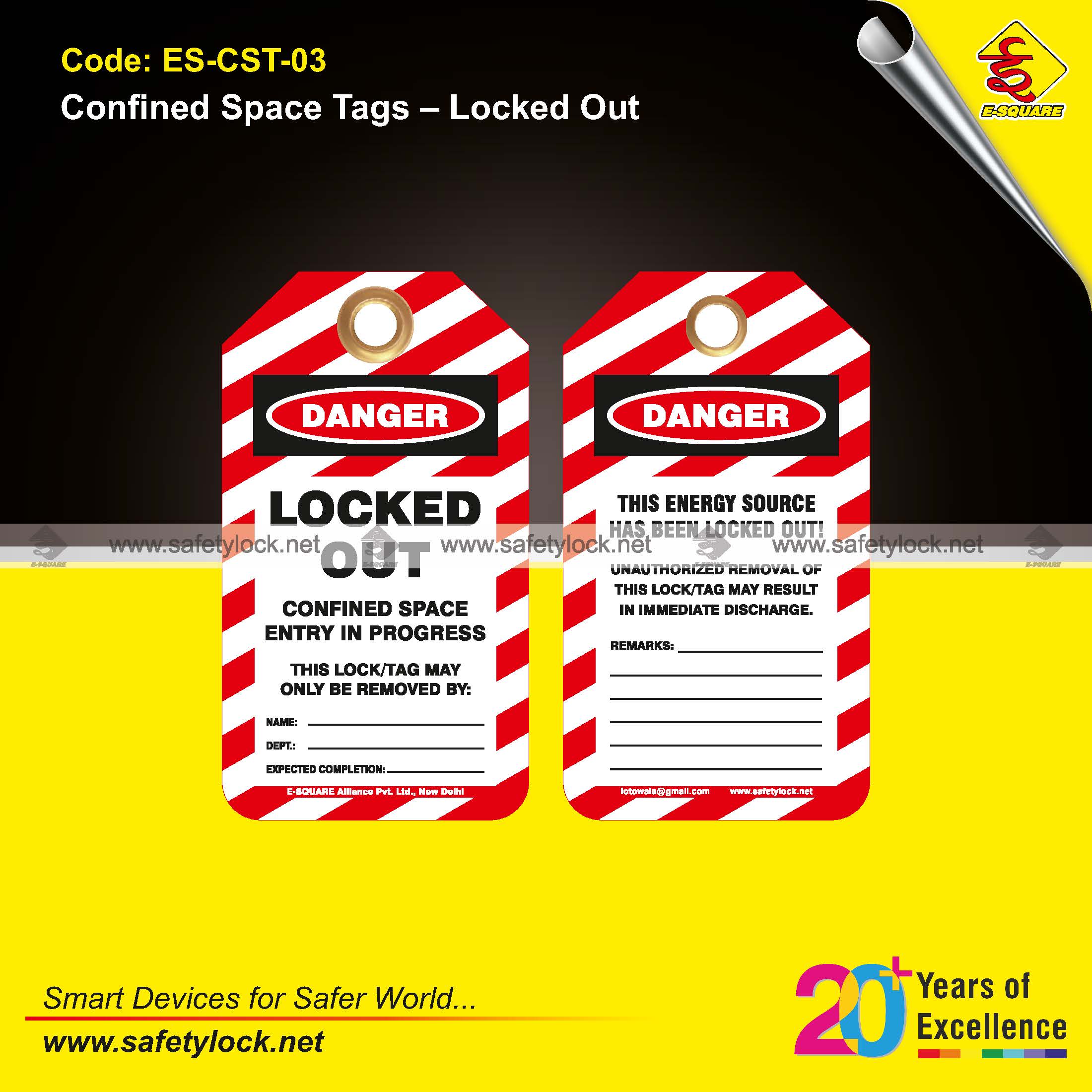 buy confined space tags