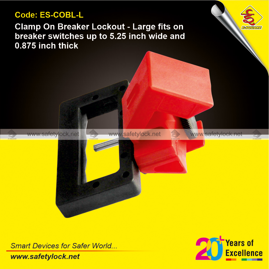 clamp on breaker lockout large size