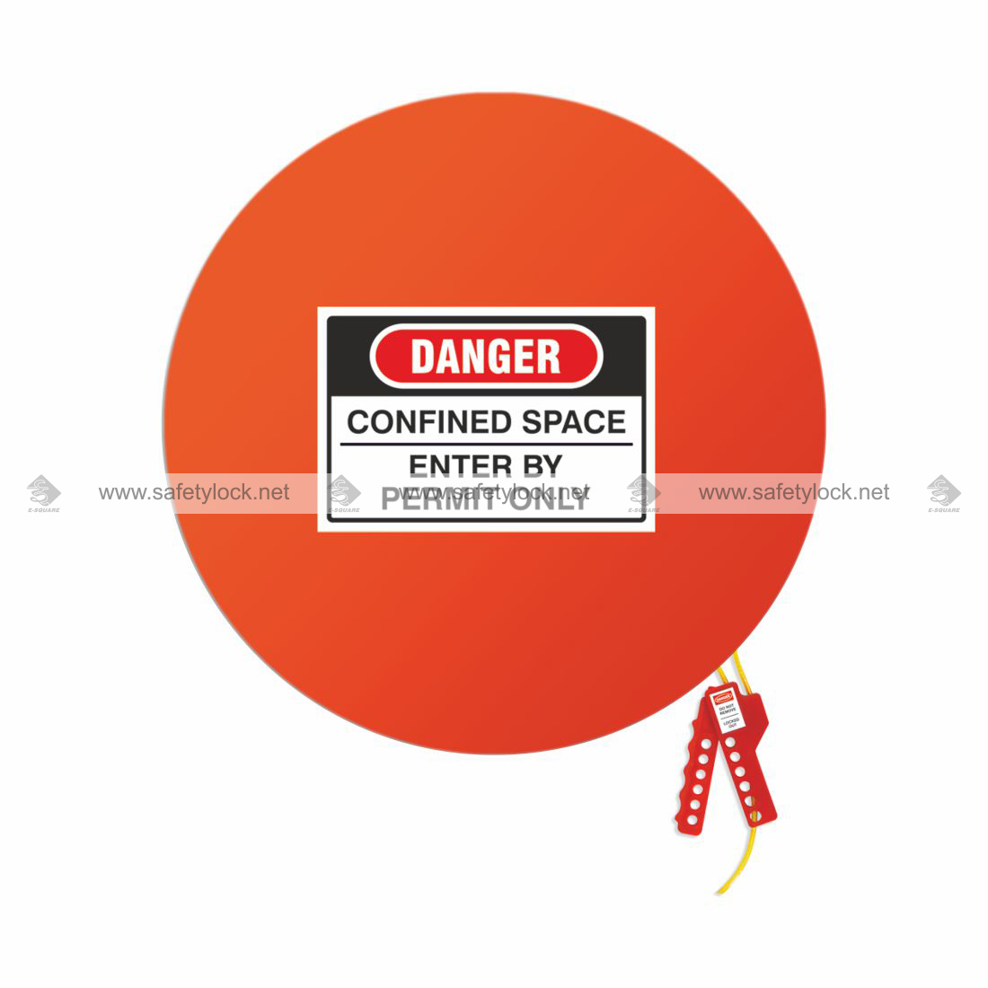 confined space cover for confined space lockout