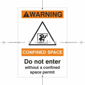 confined space safety banner