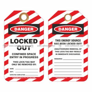 confined space tags manufacturer