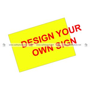 customised confined space lockout cover sign