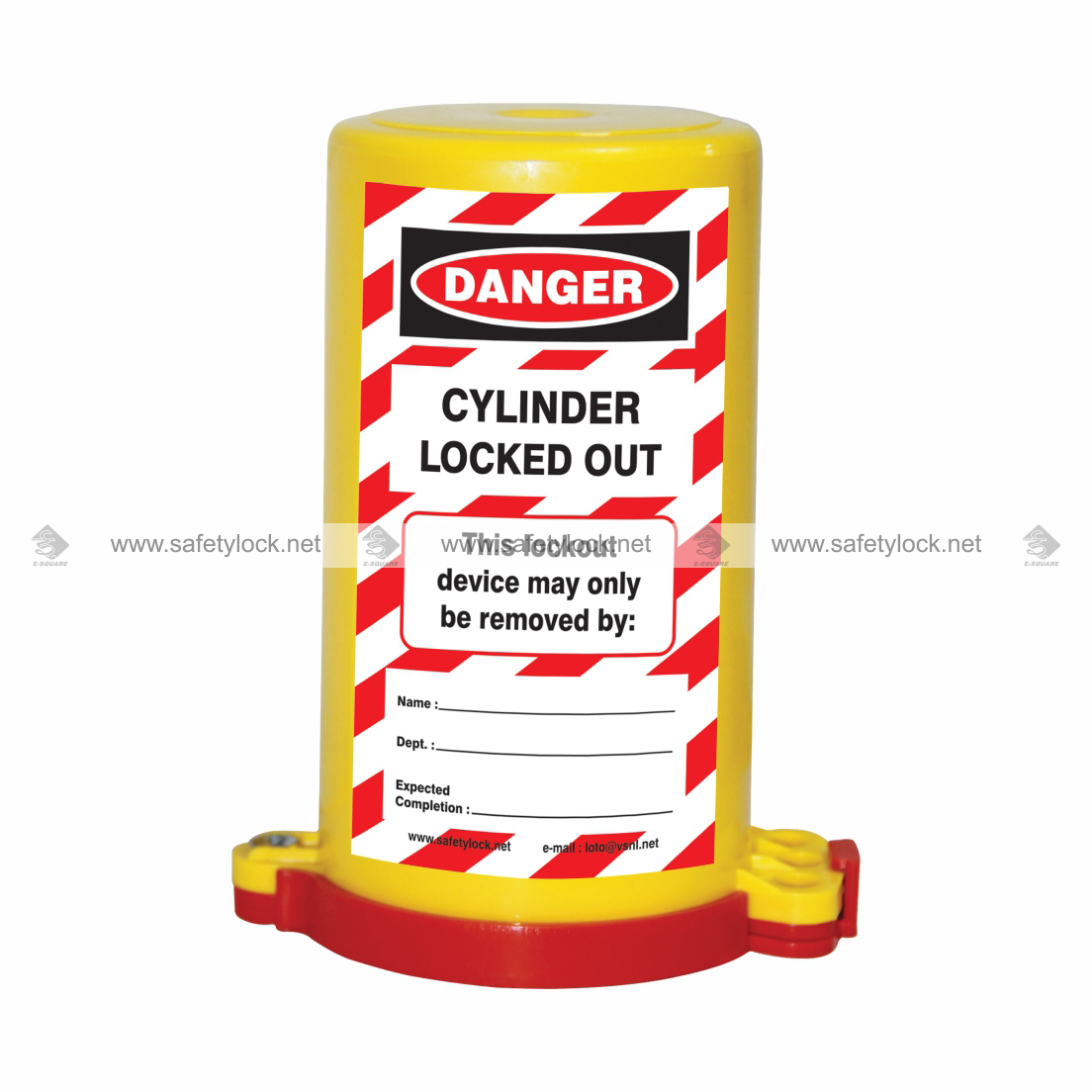 customised cylinder lockout device