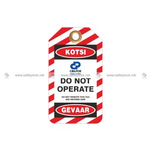 customised loto tags E-Square