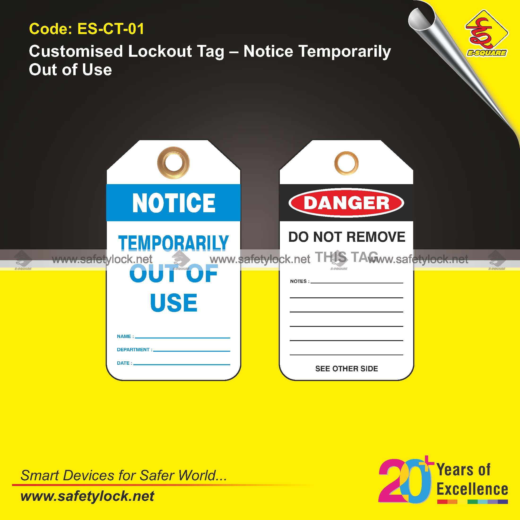 customized lockout tags for safety