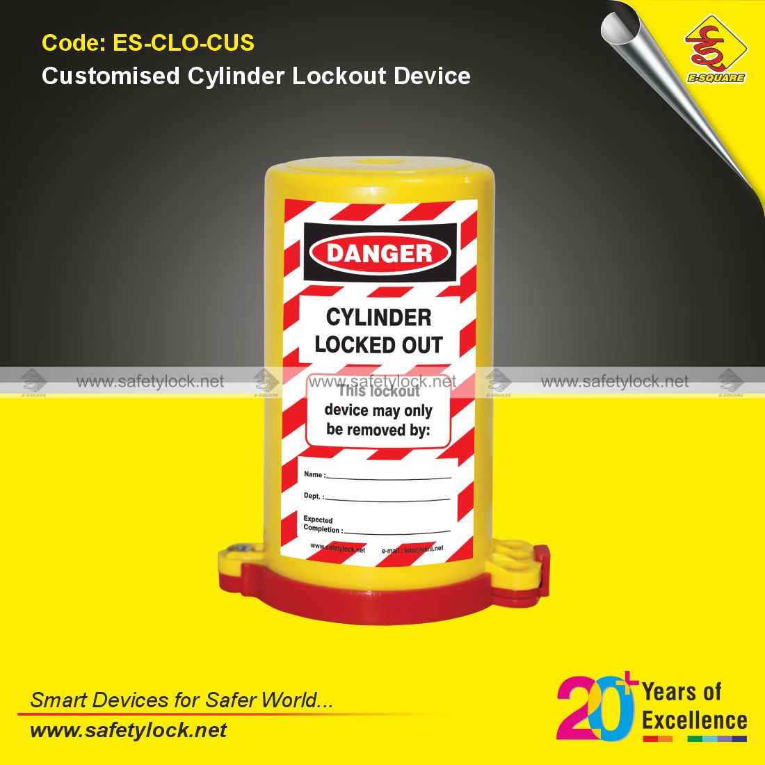 cylinder lockout device customization