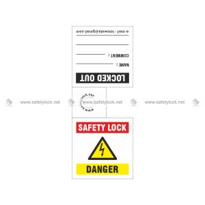 danger lockout padlock tags
