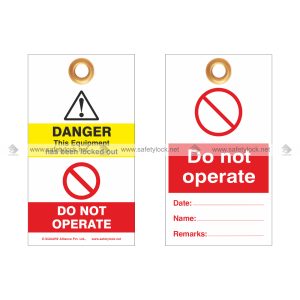 disposable lockout tags for safety