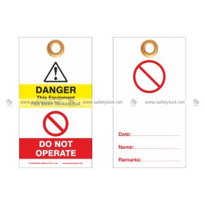disposable loto tags
