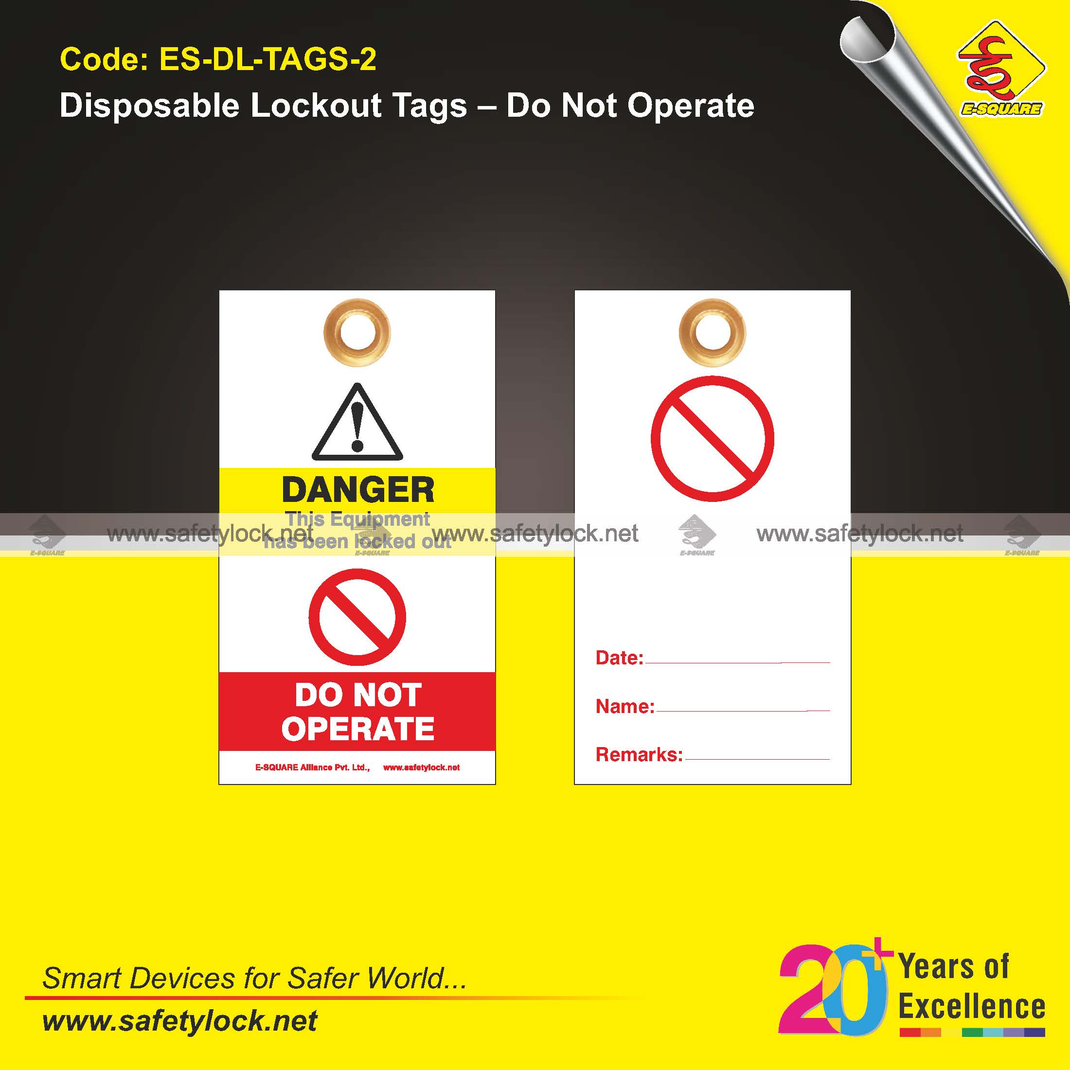 disposable LOTO tags manufacturer