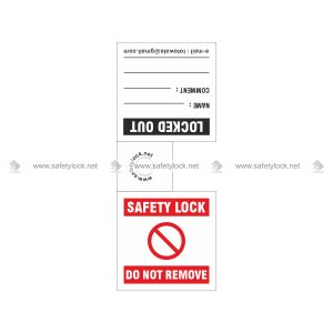 do not remove lockout padlock tags
