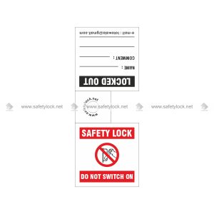 do not switch on lockout tags