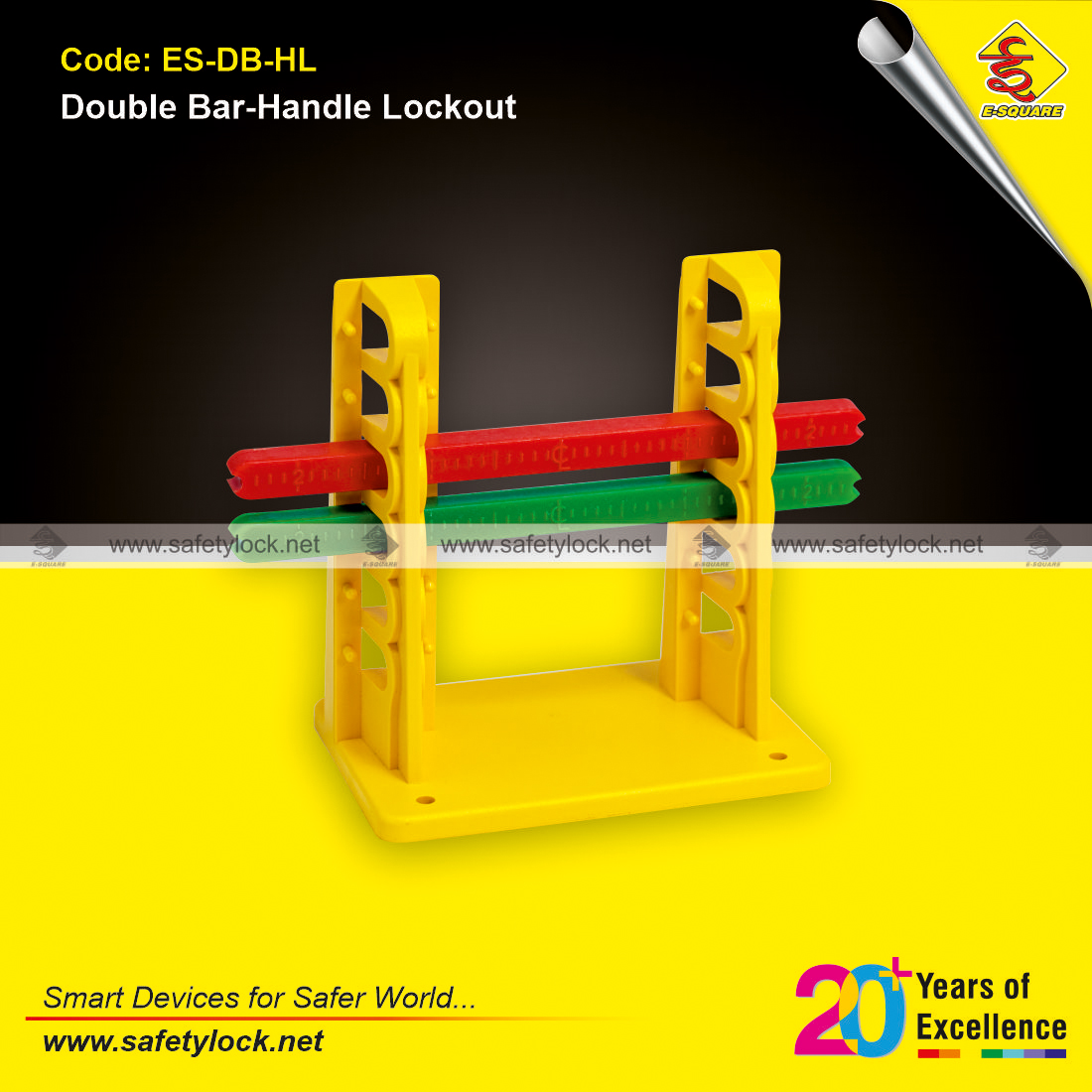 double bar handle lockout device