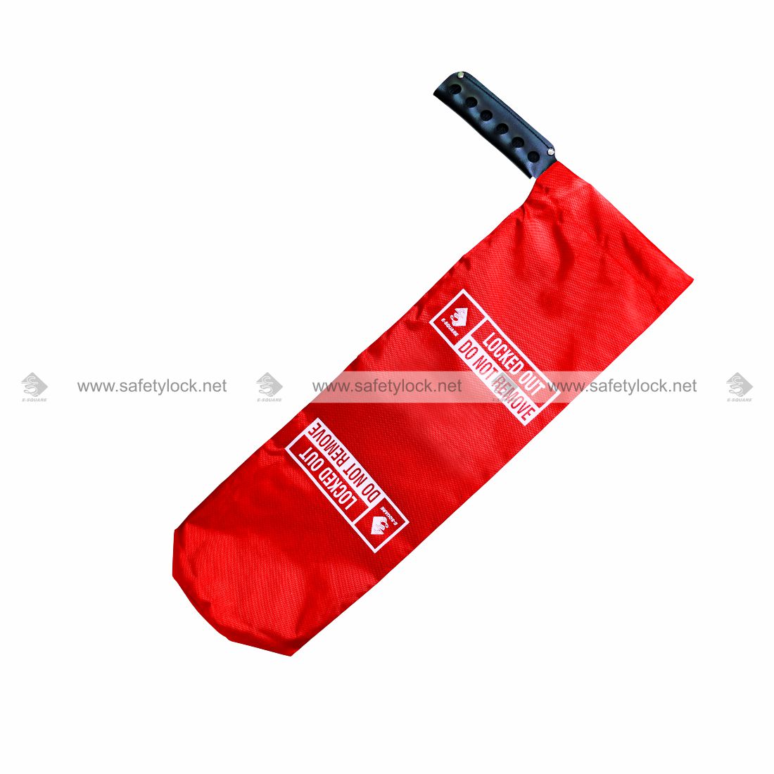 E-Square large plug cover lockout device red