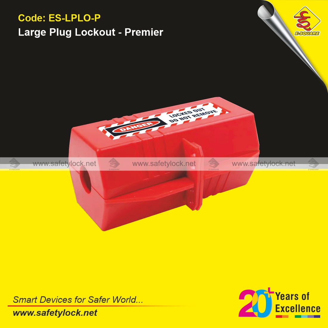 E-Square large plug lockout device premier