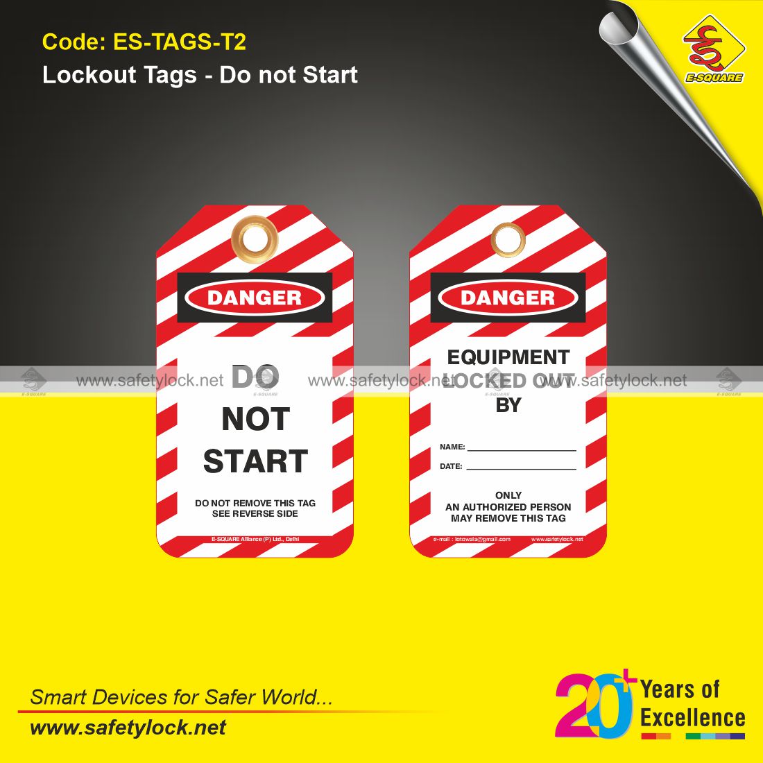 E-Square lockout tags supplier