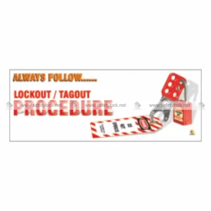 E-Square LOTO Safety Banner