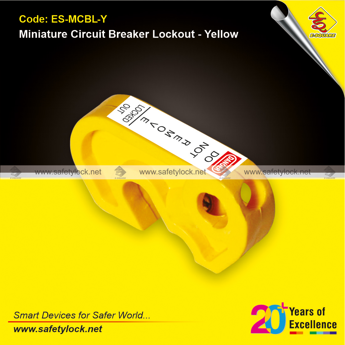 E-Square MCB lockout tagout device
