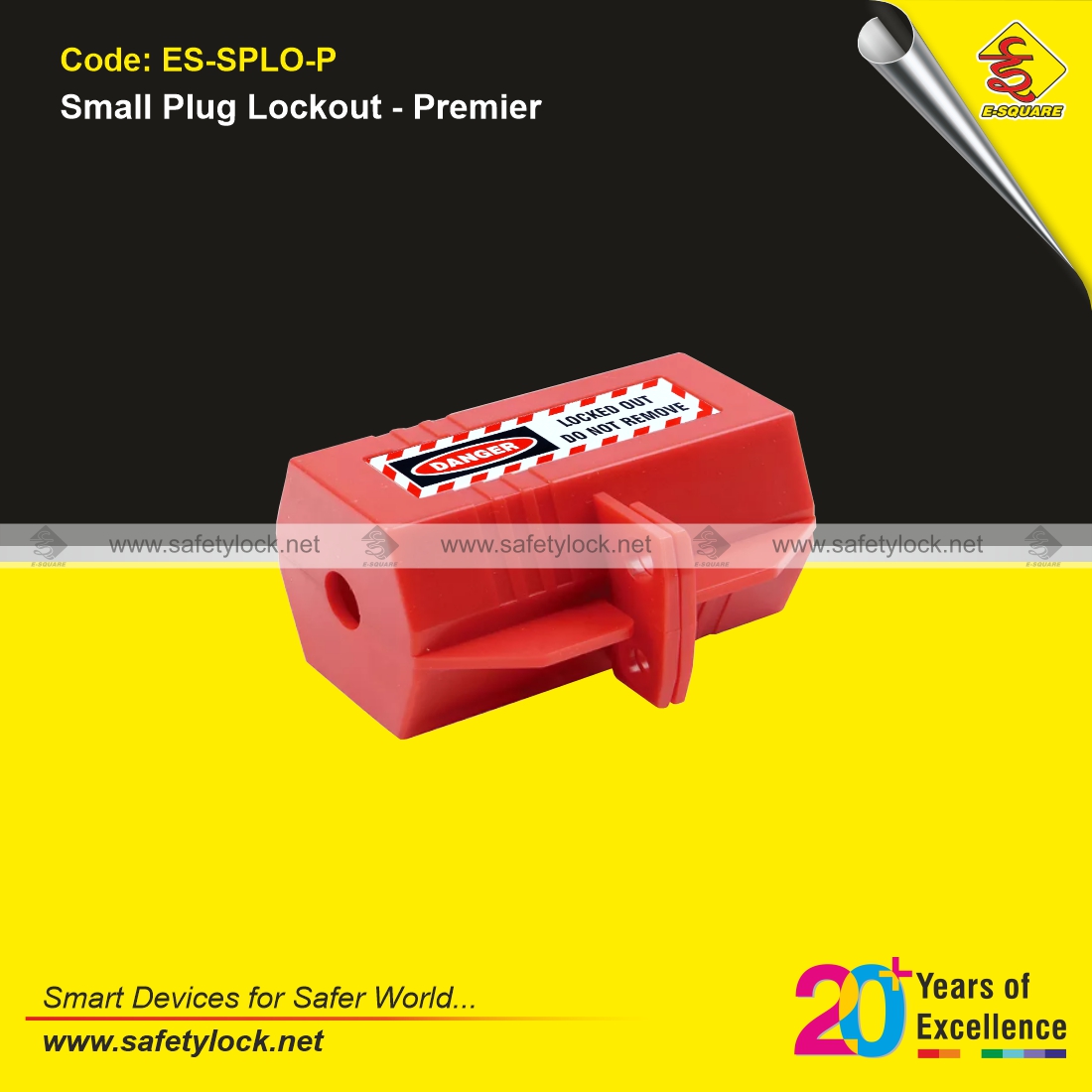 E-Square plug lockout device premier