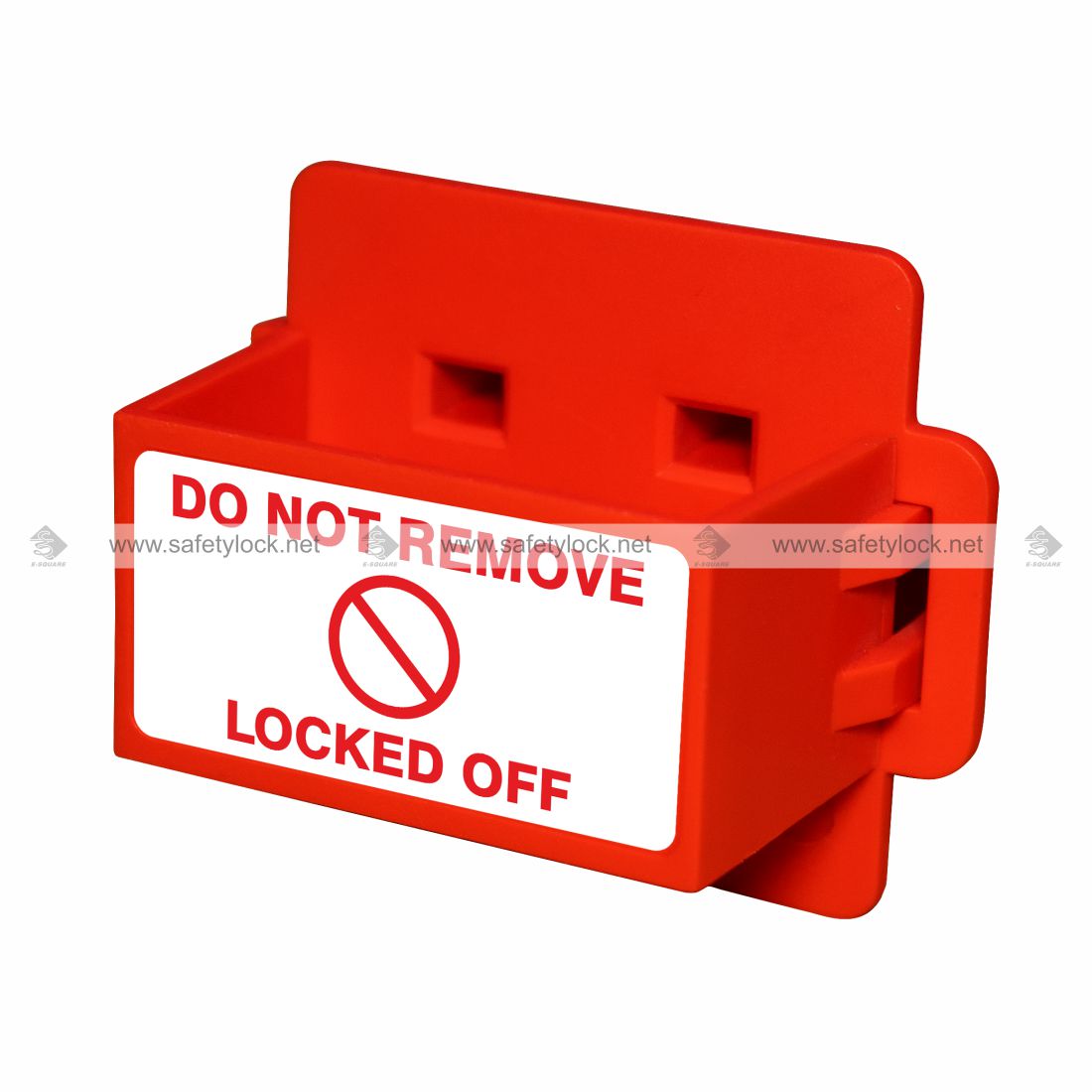 E-Square red plug lock out