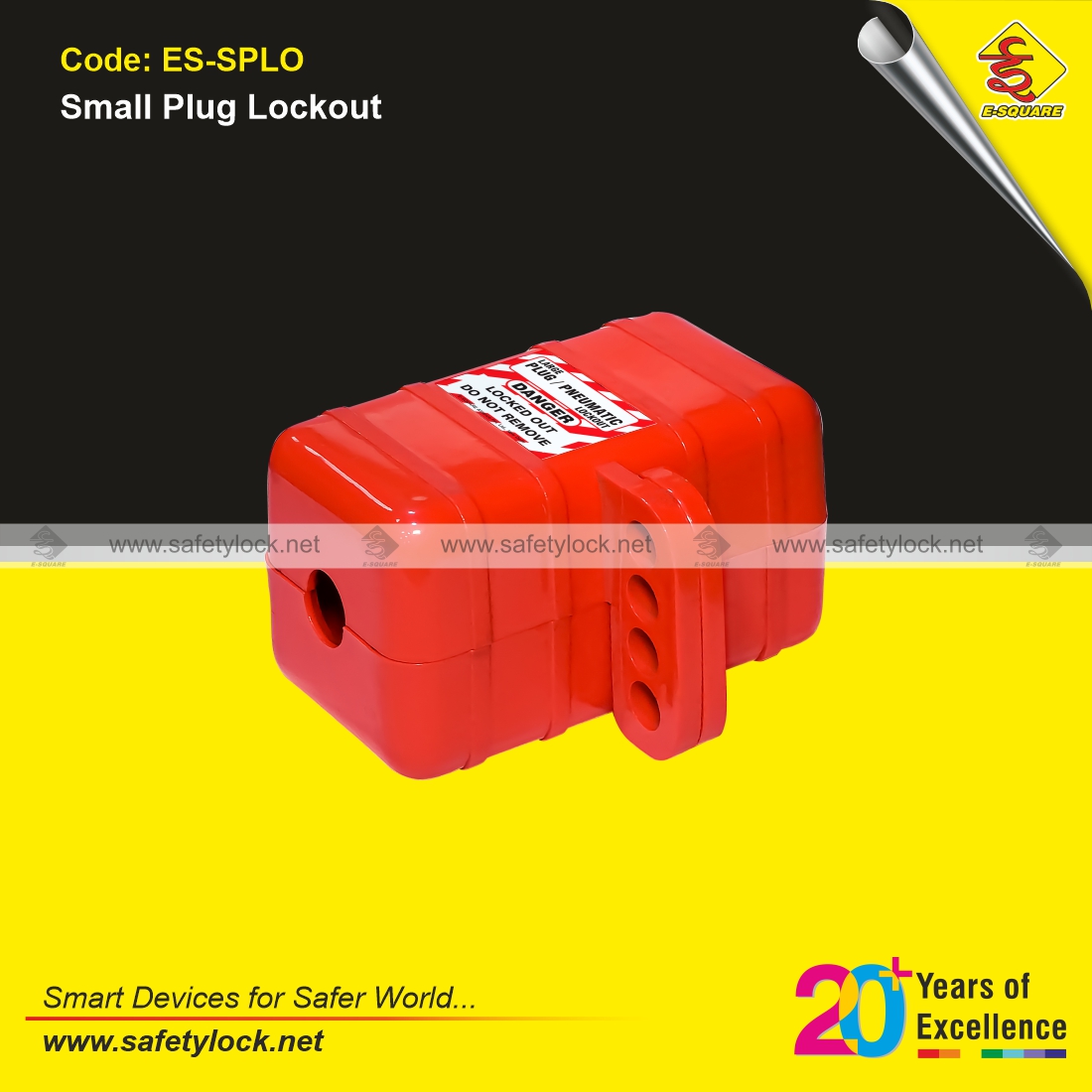 E-Square small plug lockout device