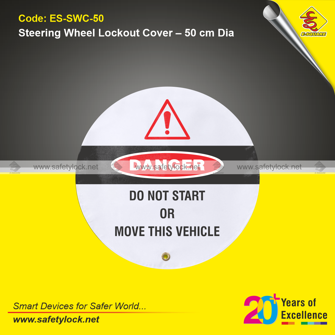 E-Square steering wheel cover