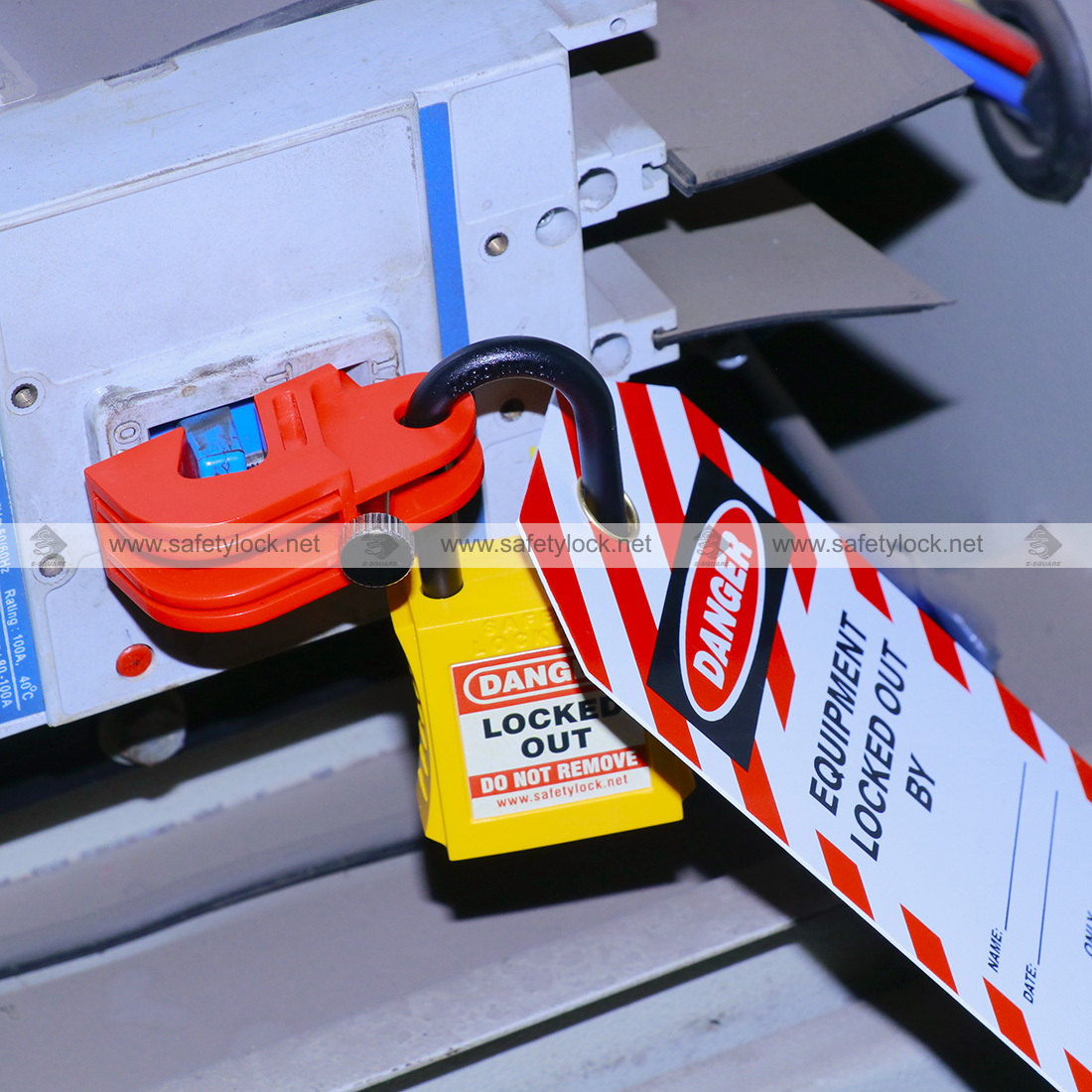 E-Square universal circuit breaker lockout