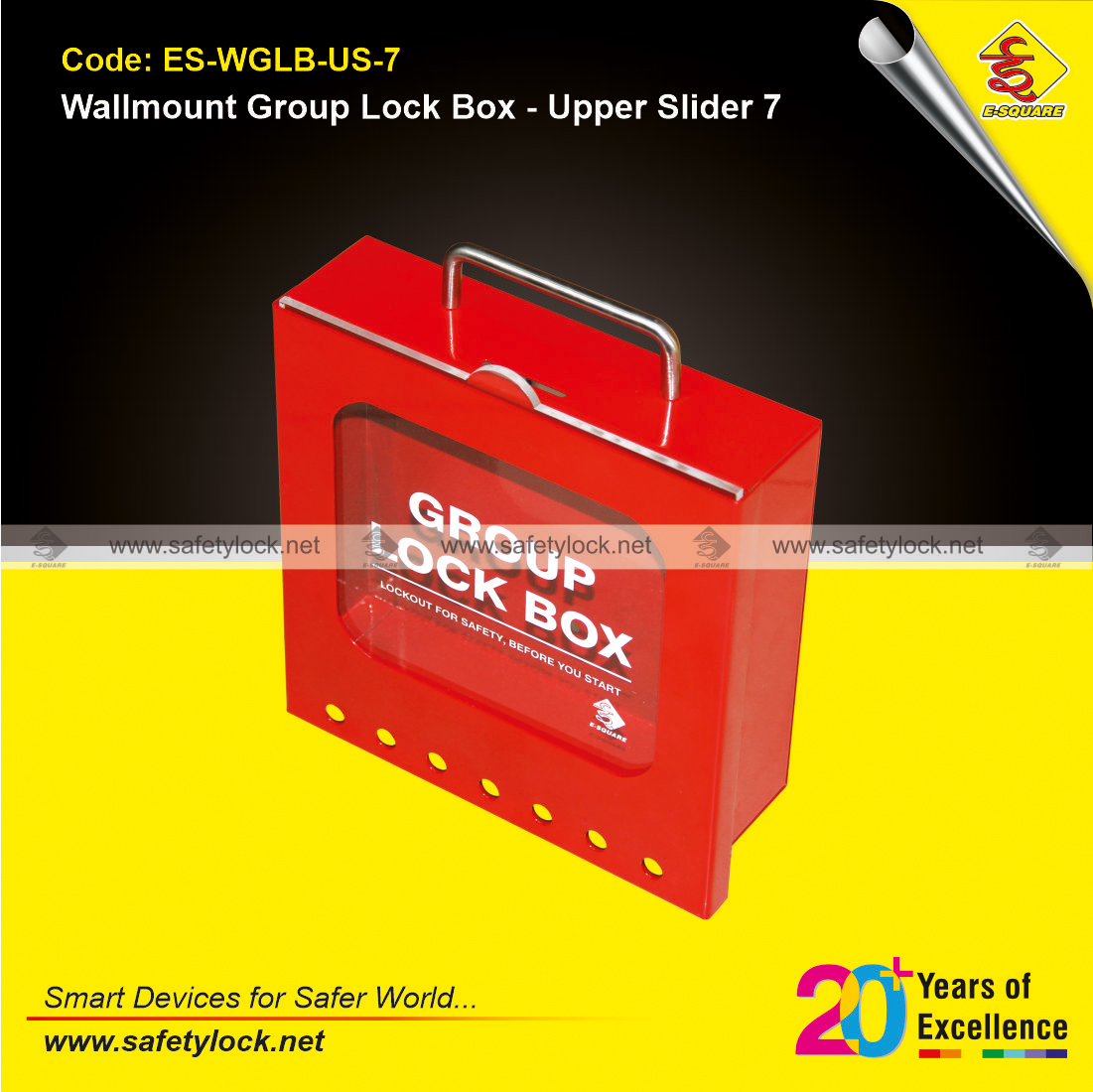E-Square wall mounted group lock box manufacturer