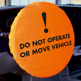 Elastic Fluorescent Steering Wheel Covers